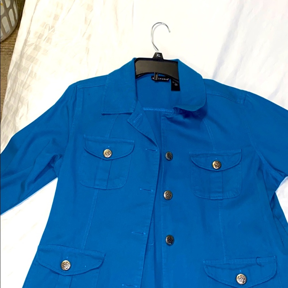 Dark aqua jacket